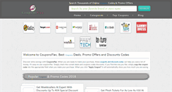 Desktop Screenshot of couponsflex.com